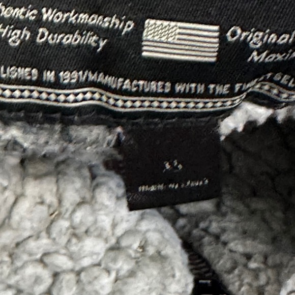 True Grit Sherpa Fleece Quarter Zip Pullover Women's Size M Gray Black - Picture 4 of 14